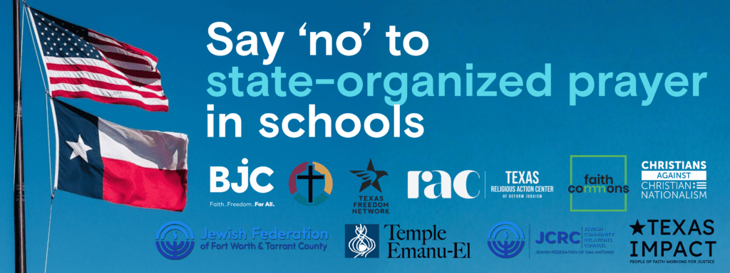 More than 160 Texas faith leaders oppose state-organized prayer