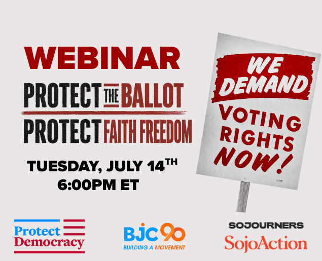 Webinar: Voting Rights and Religious Liberty