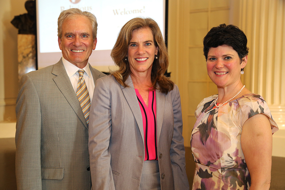 Former BJC Executive Director Brent Walker, BJC General Counsel Holly Hollman, and BJC Executive Director Amanda Tyler