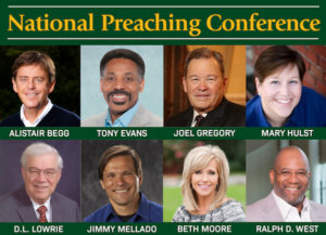 Photos of the speakers at the Naitonal Preaching Conference