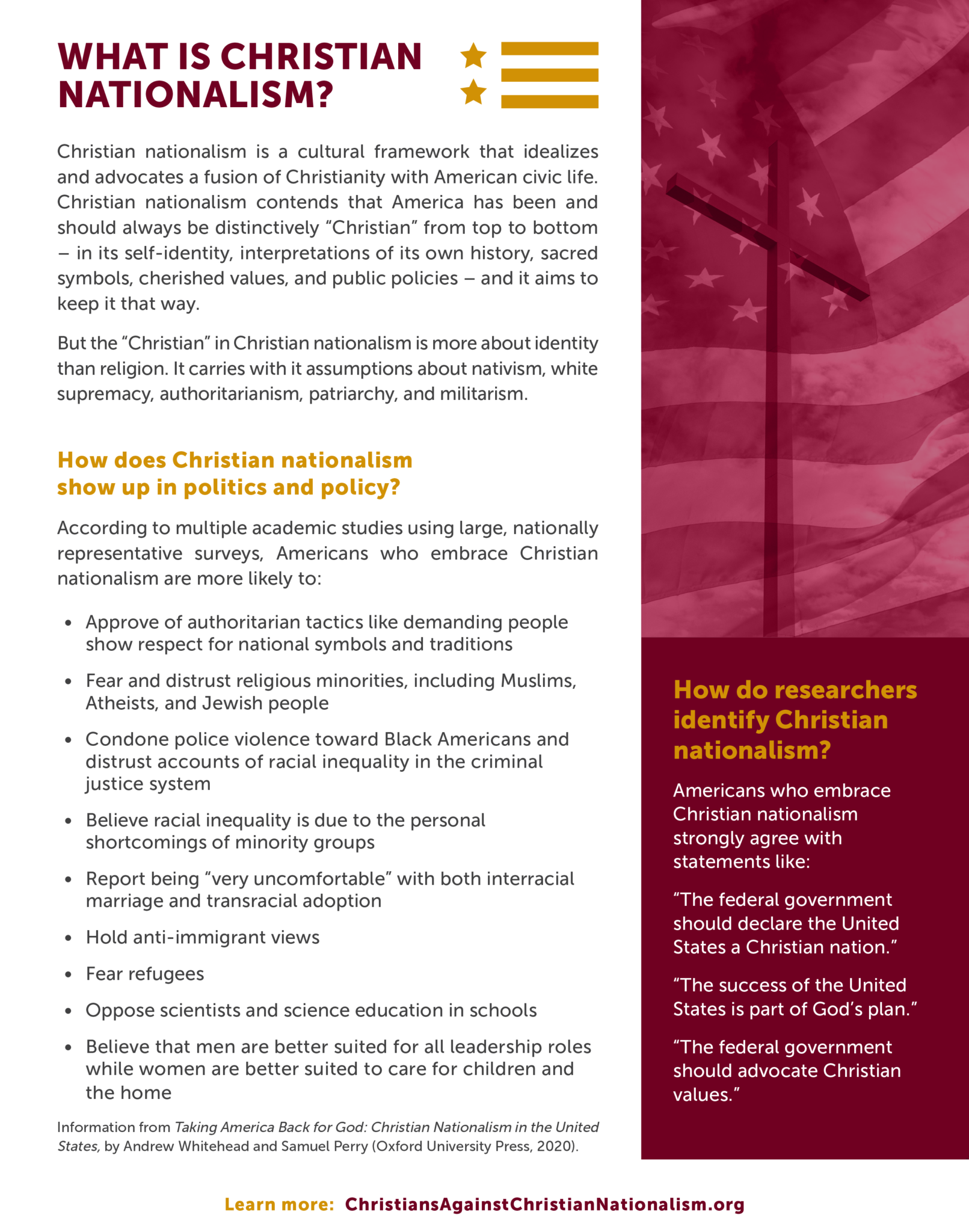 Christians Against Christian Nationalism - BJC